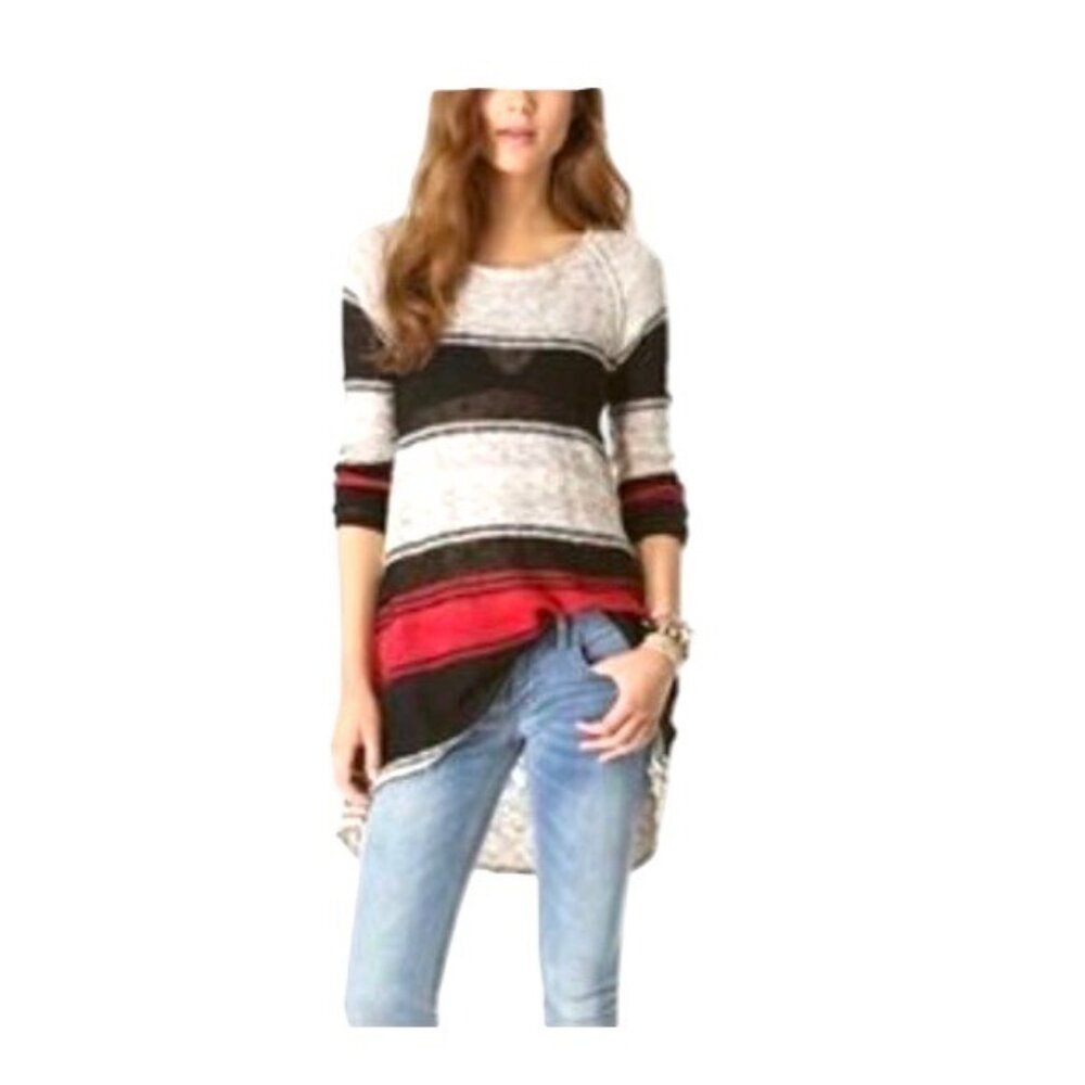 Free People So Perfectly Yours Sweater Beige Size L